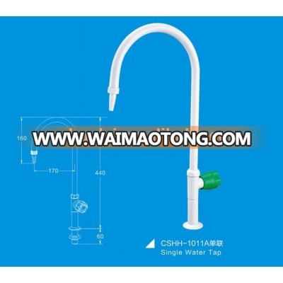 One way laboratory water Tap/Faucet with PP handle